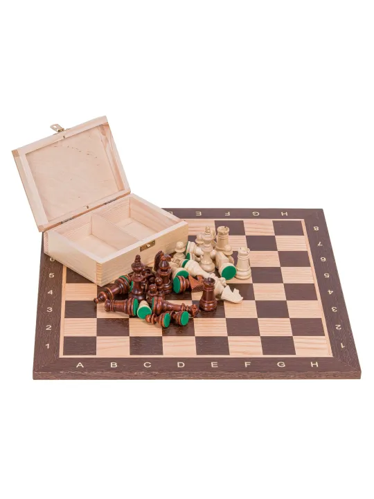 Profi Chess Set No 4 - Mahogany