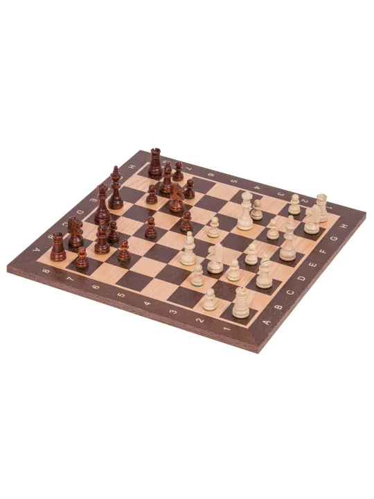 Profi Chess Set No 4 - Mahogany