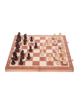 Schach Turnier Nr. 5 - Mahagoni WW