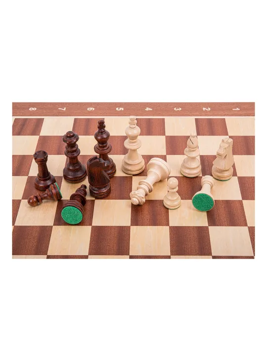 Profi Chess Set No 6 - Mahogany