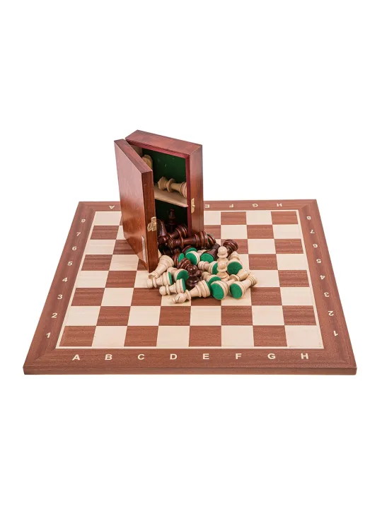 Profi Schach Set Nr 5 - Mahagoni