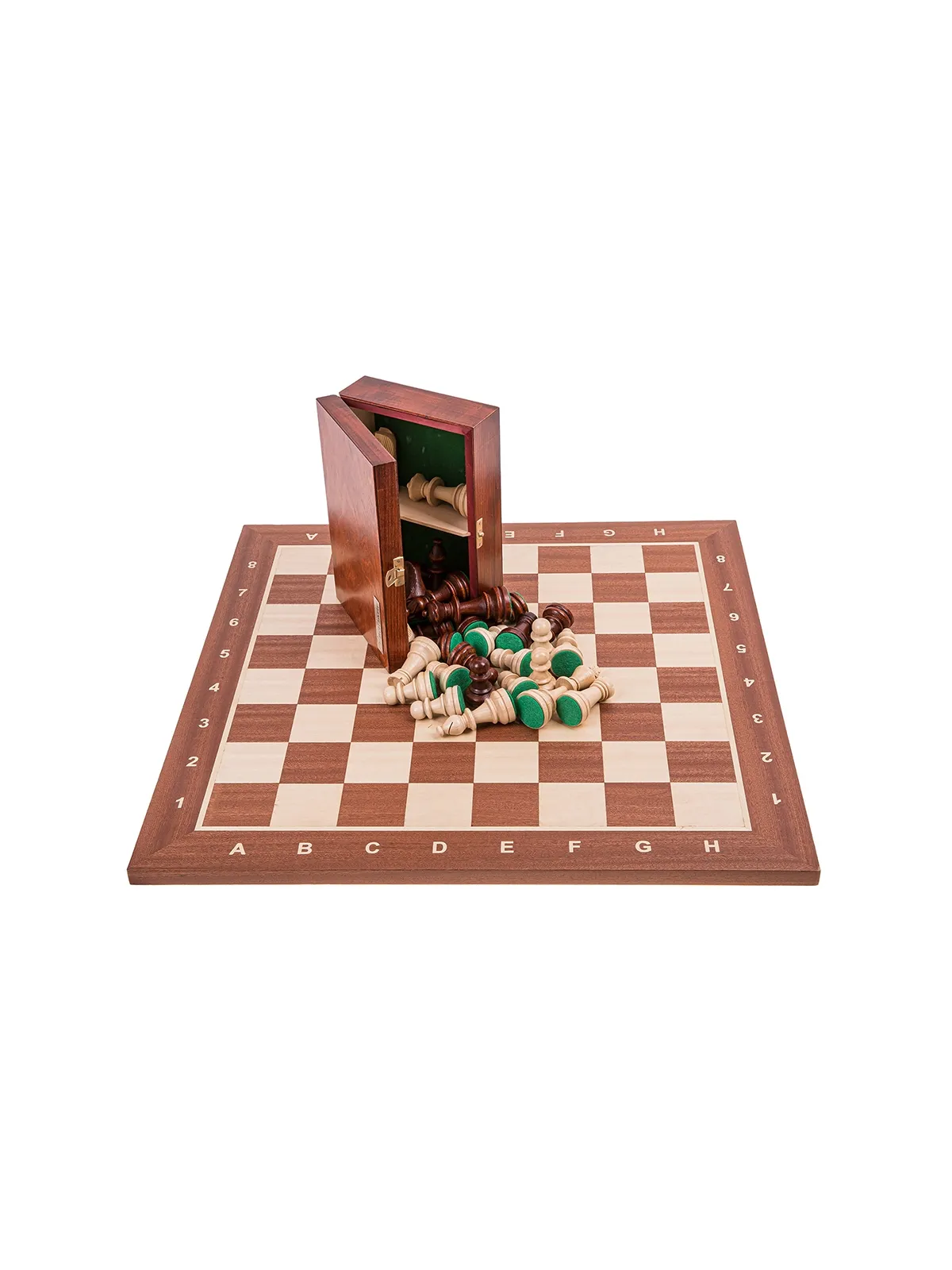 Profi Schach Set Nr 5 - Mahagoni