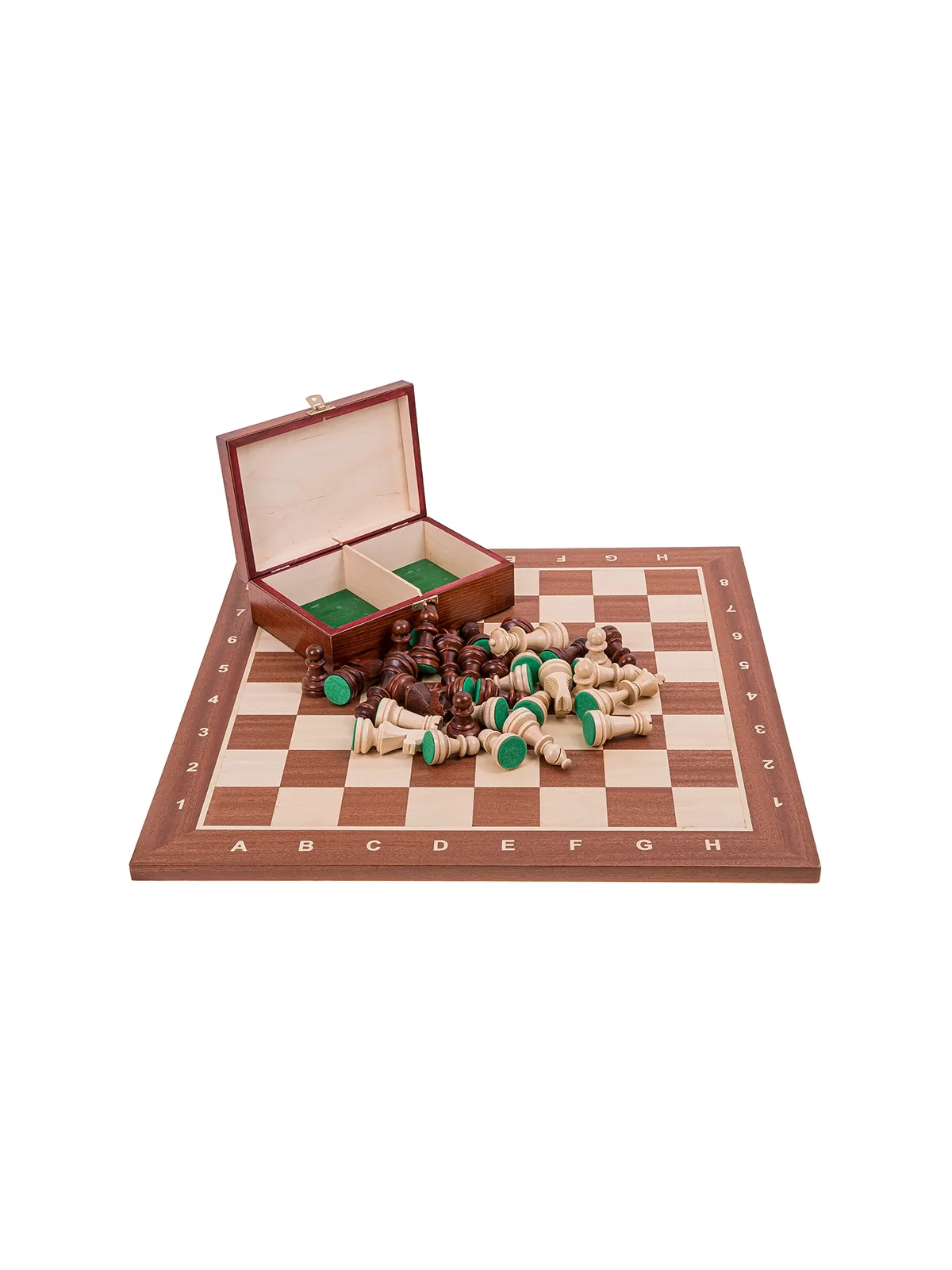 Profi Schach Set Nr 5 - Mahagoni