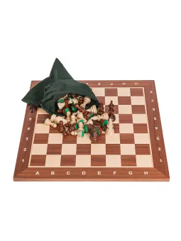 Profi Schach Set Nr 5 - Mahagoni