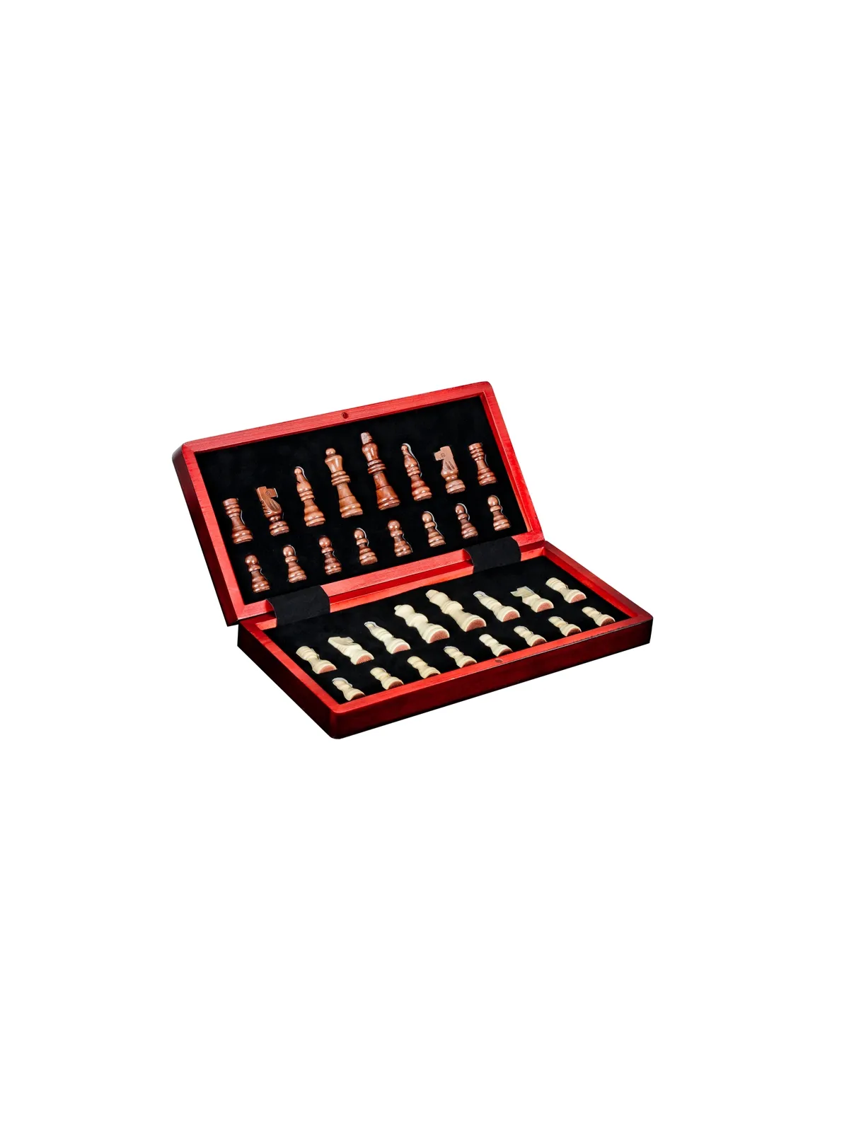 Schach Magnetisch - Mahagoni