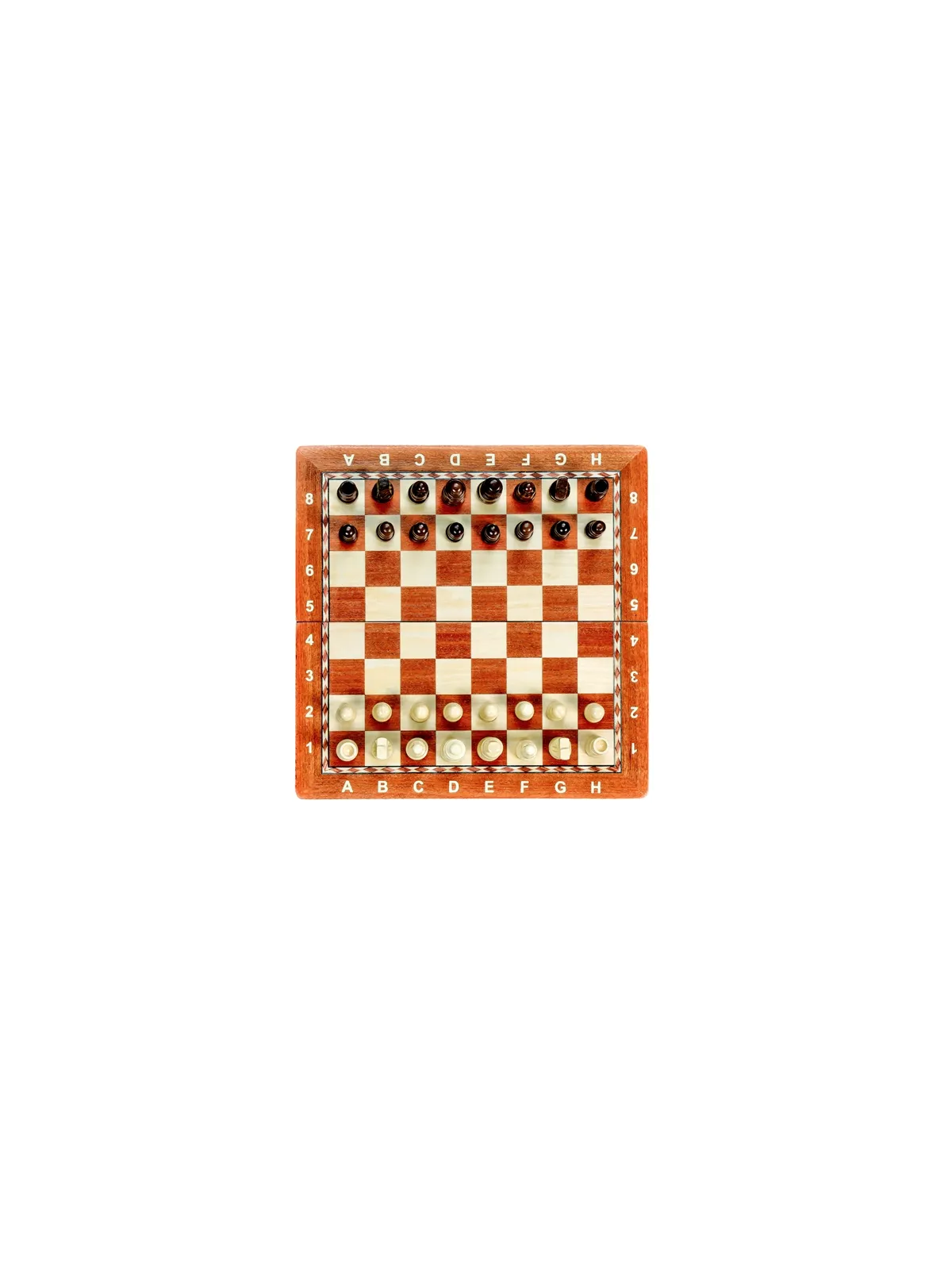 Schach Magnetisch - Mahagoni