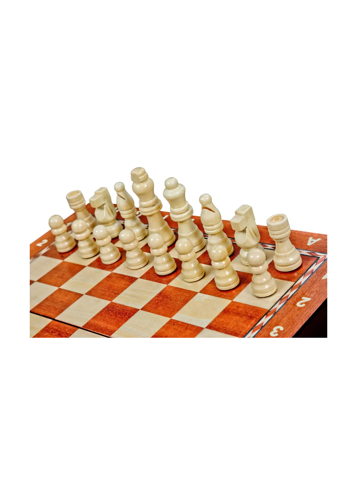 Schach Magnetisch - Mahagoni