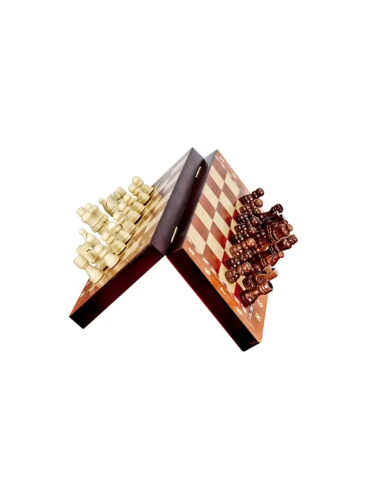 Schach Magnetisch - Mahagoni