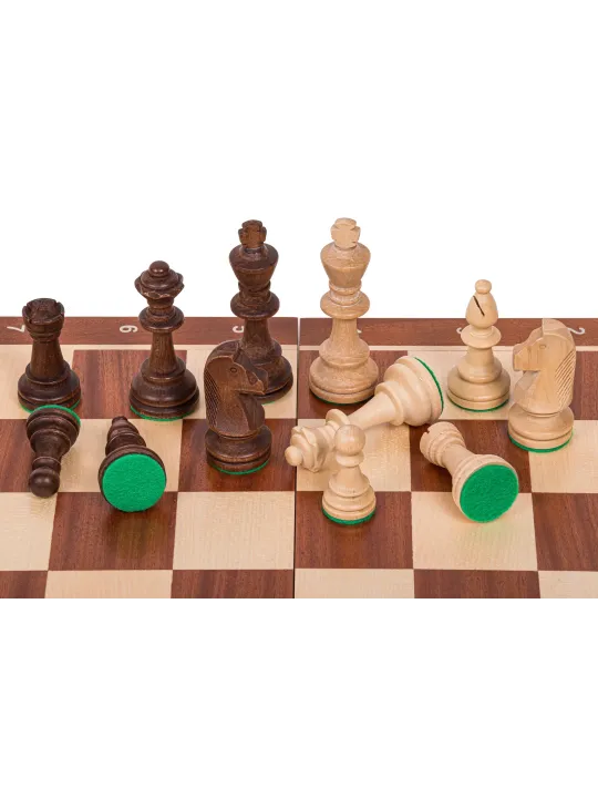 Schachfiguren - Staunton 6 + Koffer