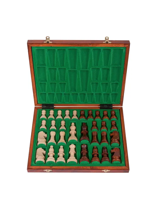 Chess Pieces Staunton 5 + Case Lux