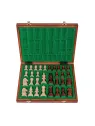 Schachfiguren - Staunton 5 + Koffer Lux