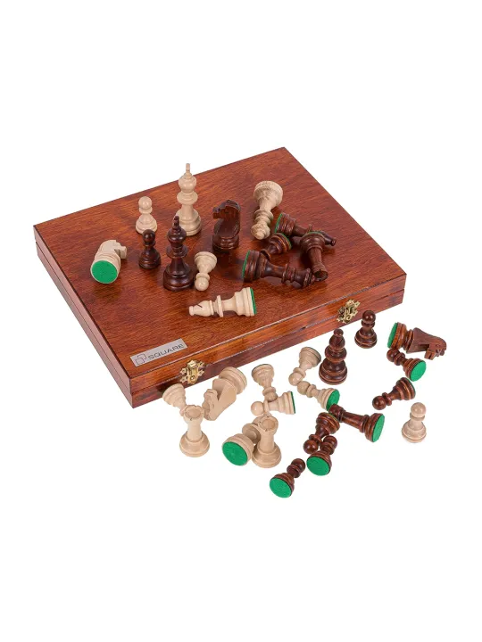 Chess Pieces Staunton 5 + Case Lux