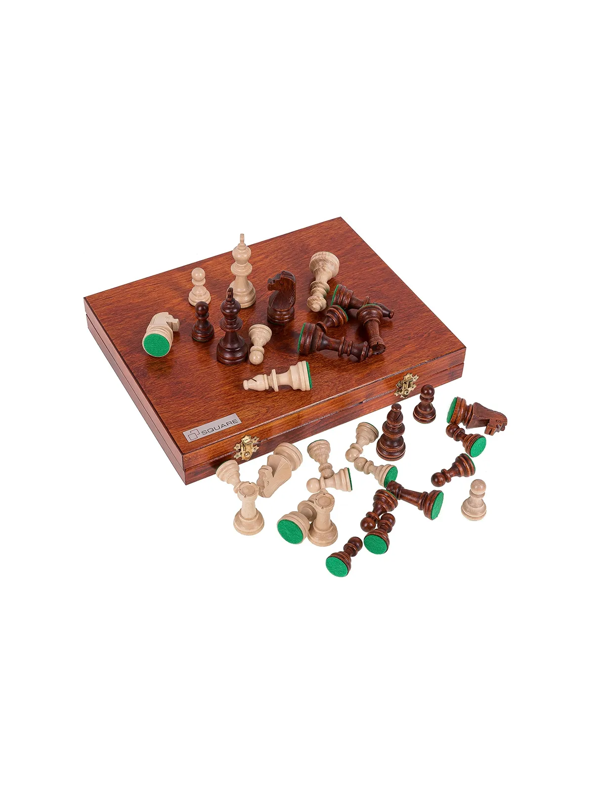 Chess Pieces Staunton 5 + Case Lux