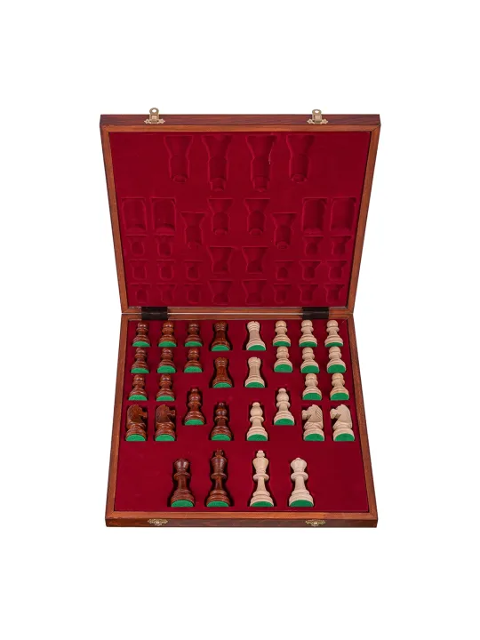 Profi Chess Set No 6 - Mahogany Lux