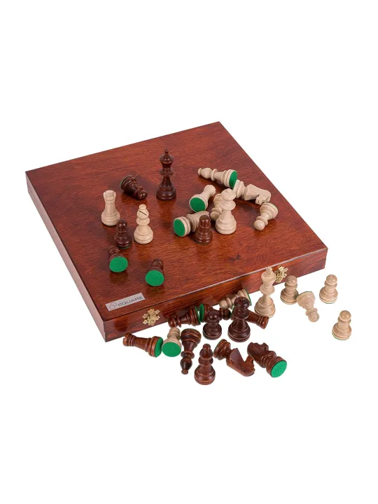 Profi Chess Set No 6 - Mahogany Lux