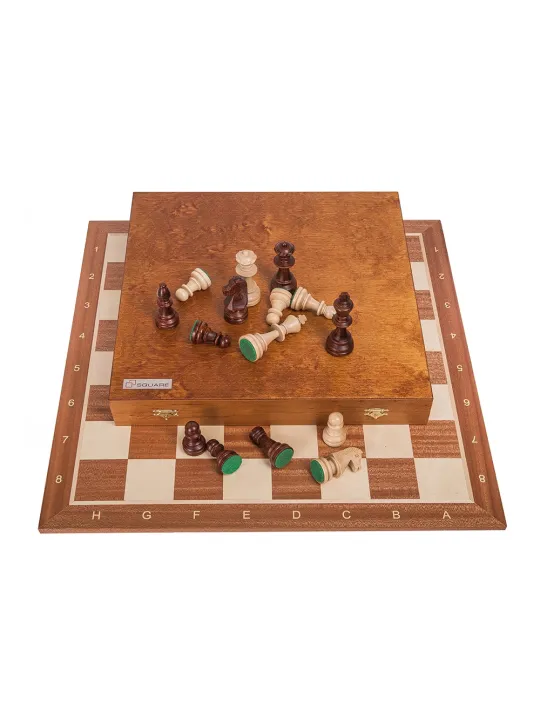 Profi Chess Set No 6 - Mahogany Lux