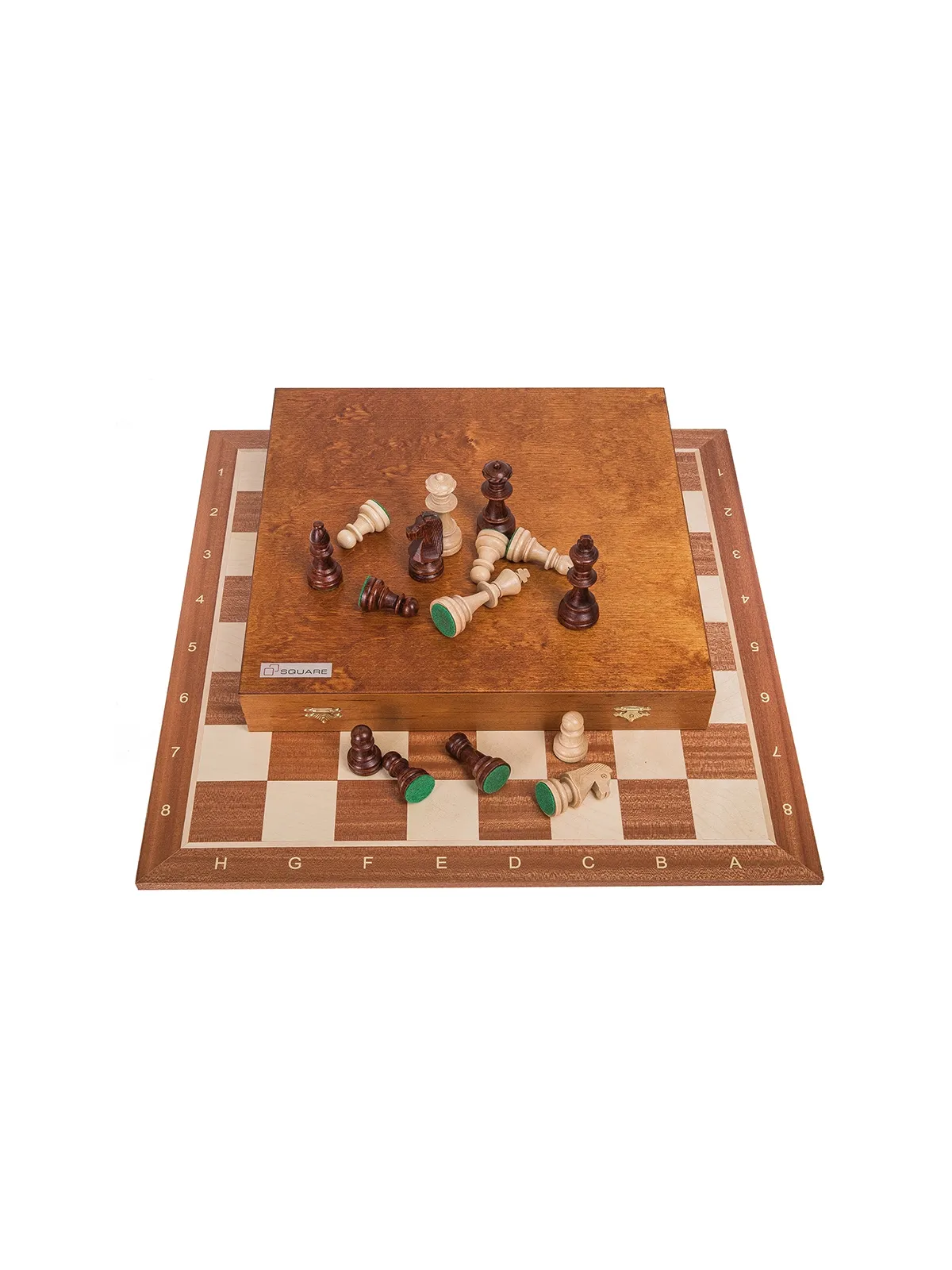 Profi Chess Set No 6 - Mahogany Lux