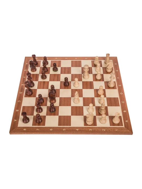 Profi Chess Set No 6 - Mahogany Lux