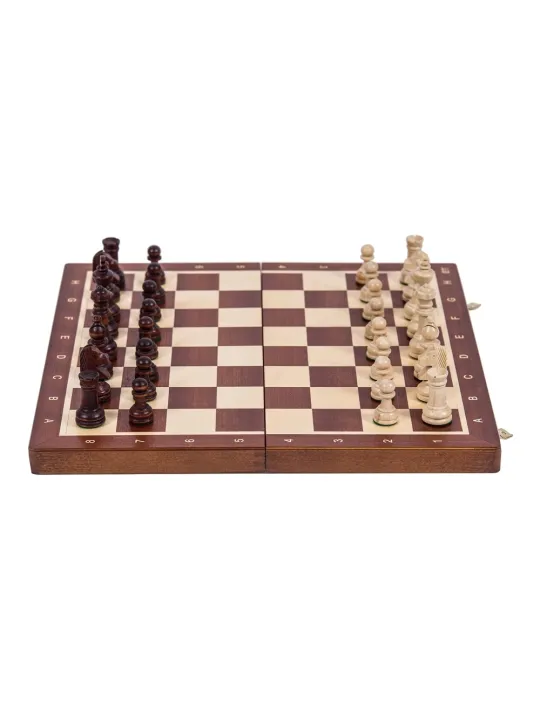 Schach Magnetisch - Mahagoni