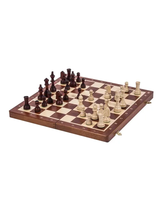 Schach Magnetisch - Mahagoni