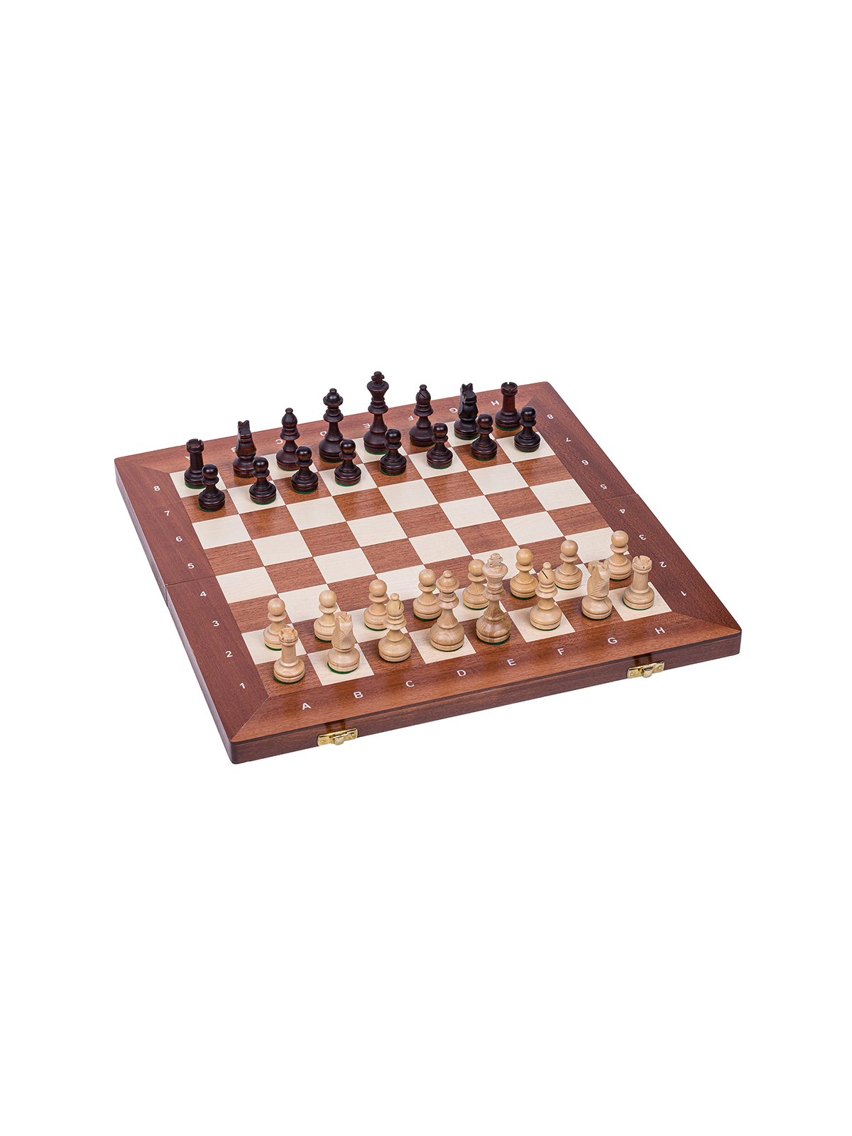 Schach aus Holz Turnier Nr. 4 - Mahagoni AG - Online Schach Shop - sklep-szachy.pl