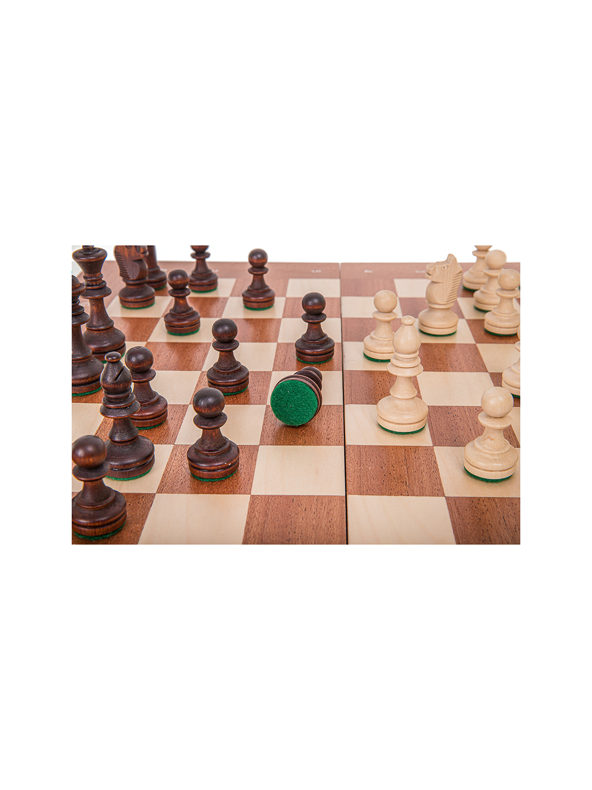 Schach aus Holz Turnier Nr. 4 - Mahagoni AG - Online Schach Shop - sklep-szachy.pl