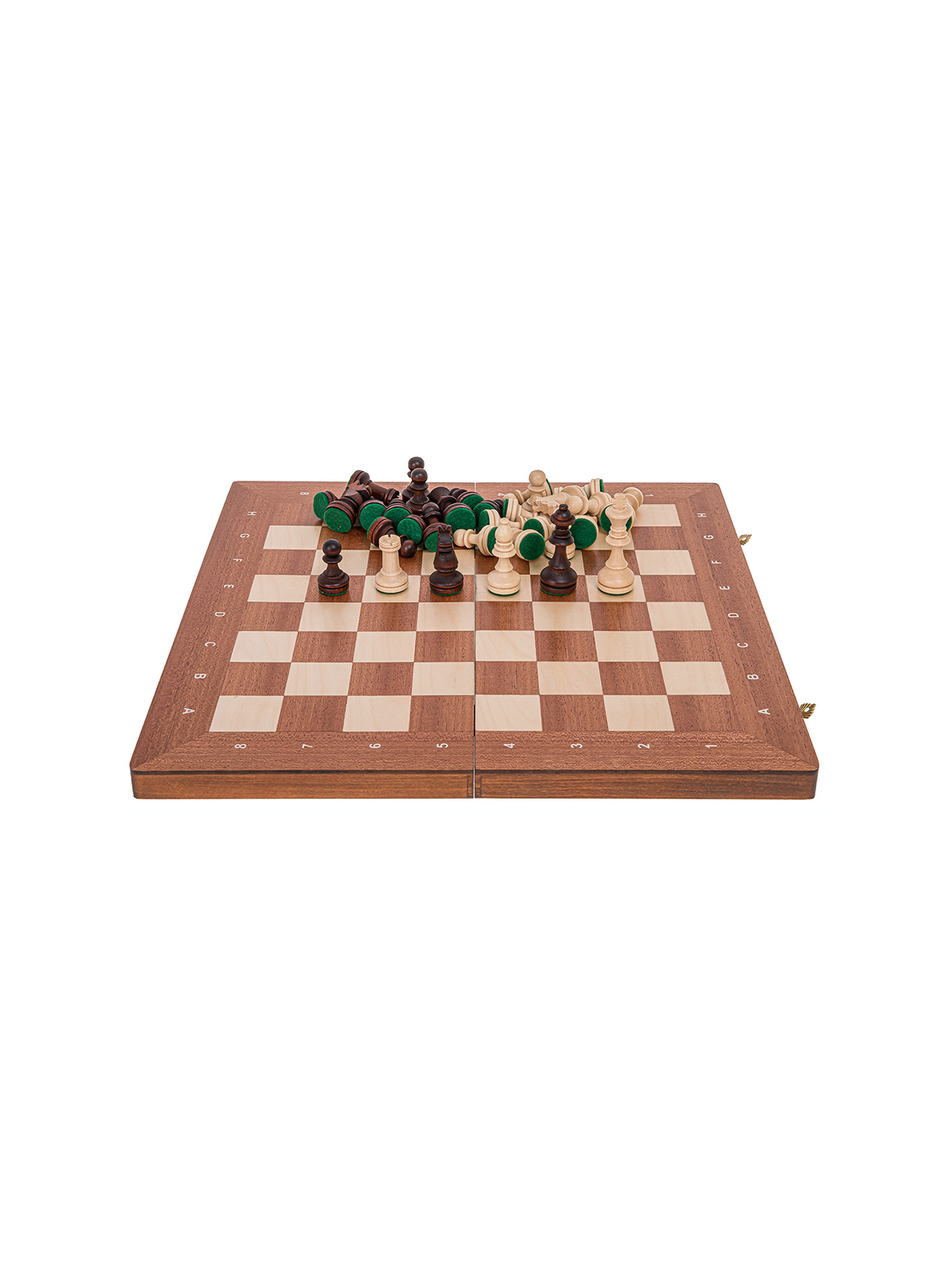 Schach aus Holz Turnier Nr. 4 - Mahagoni AG - Online Schach Shop - sklep-szachy.pl