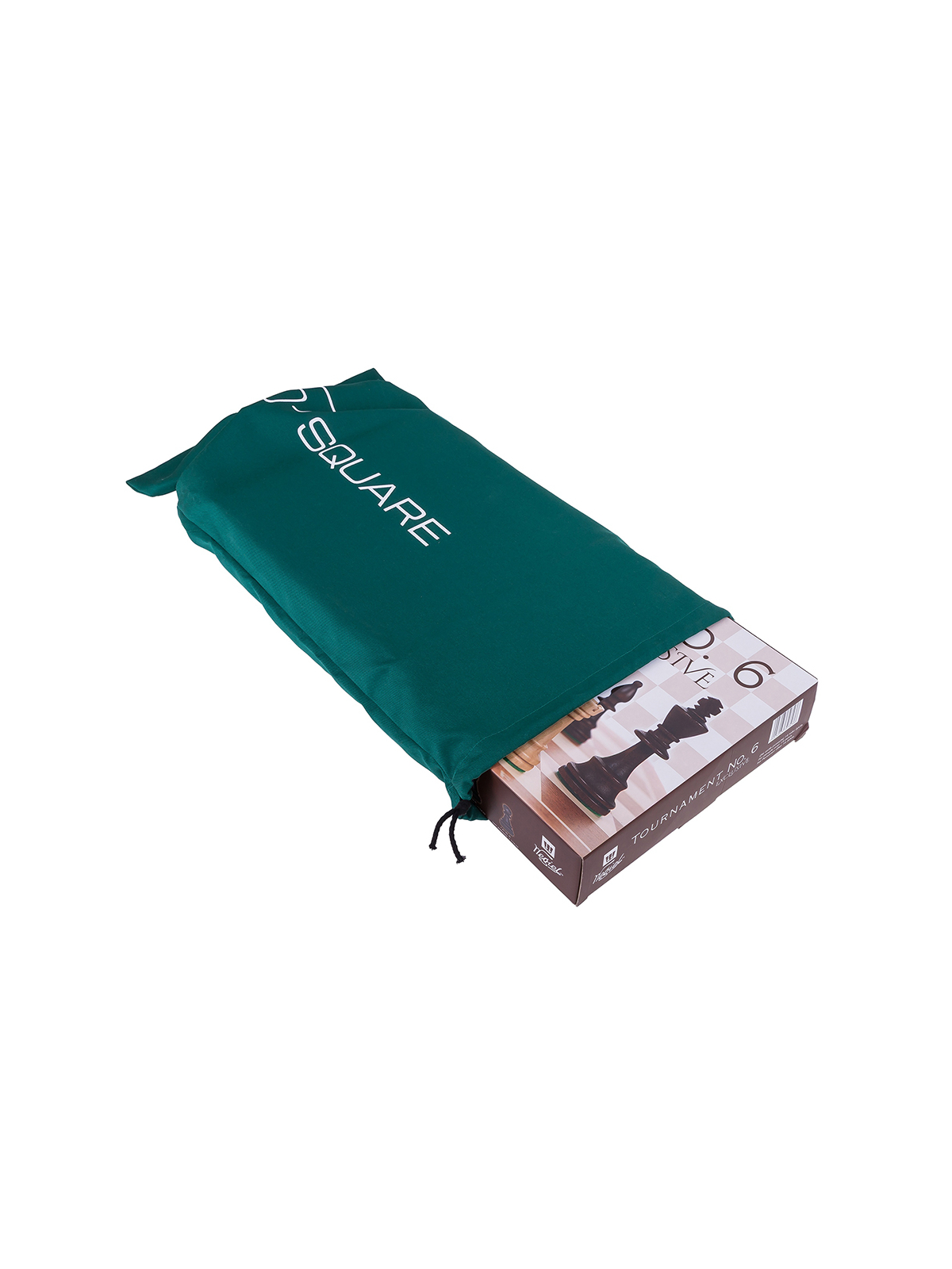 Turnierschach Nr. 6 - Mahagoni Exclusive + Etui