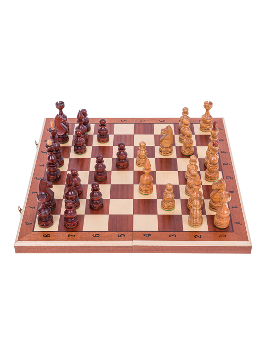 Schach Mosel - Mahagoni - Online Schach Shop - sklep-szachy.pl