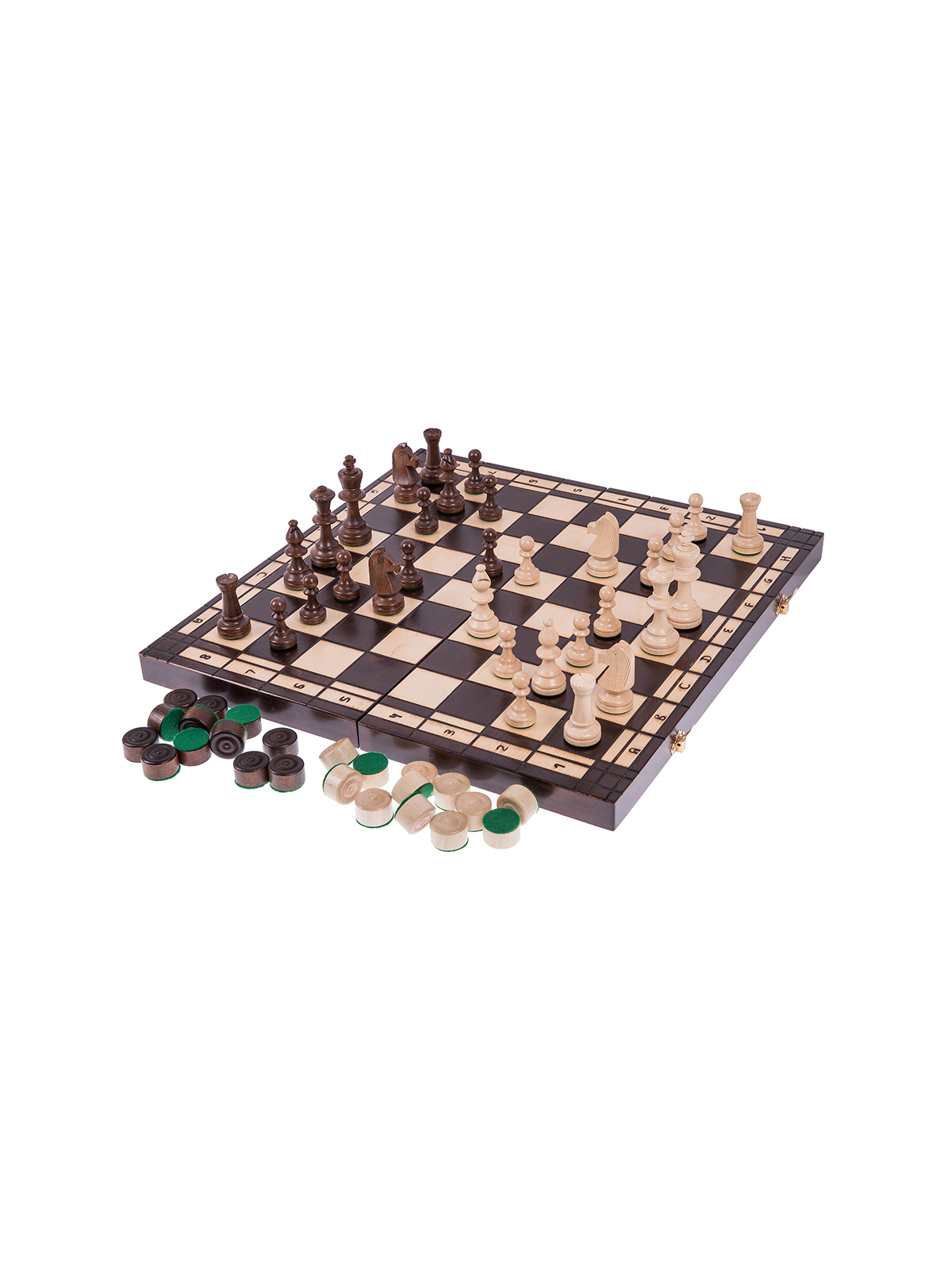 Chess + Checkers - XL - Online Chess Shop -  sklep-szachy.pl