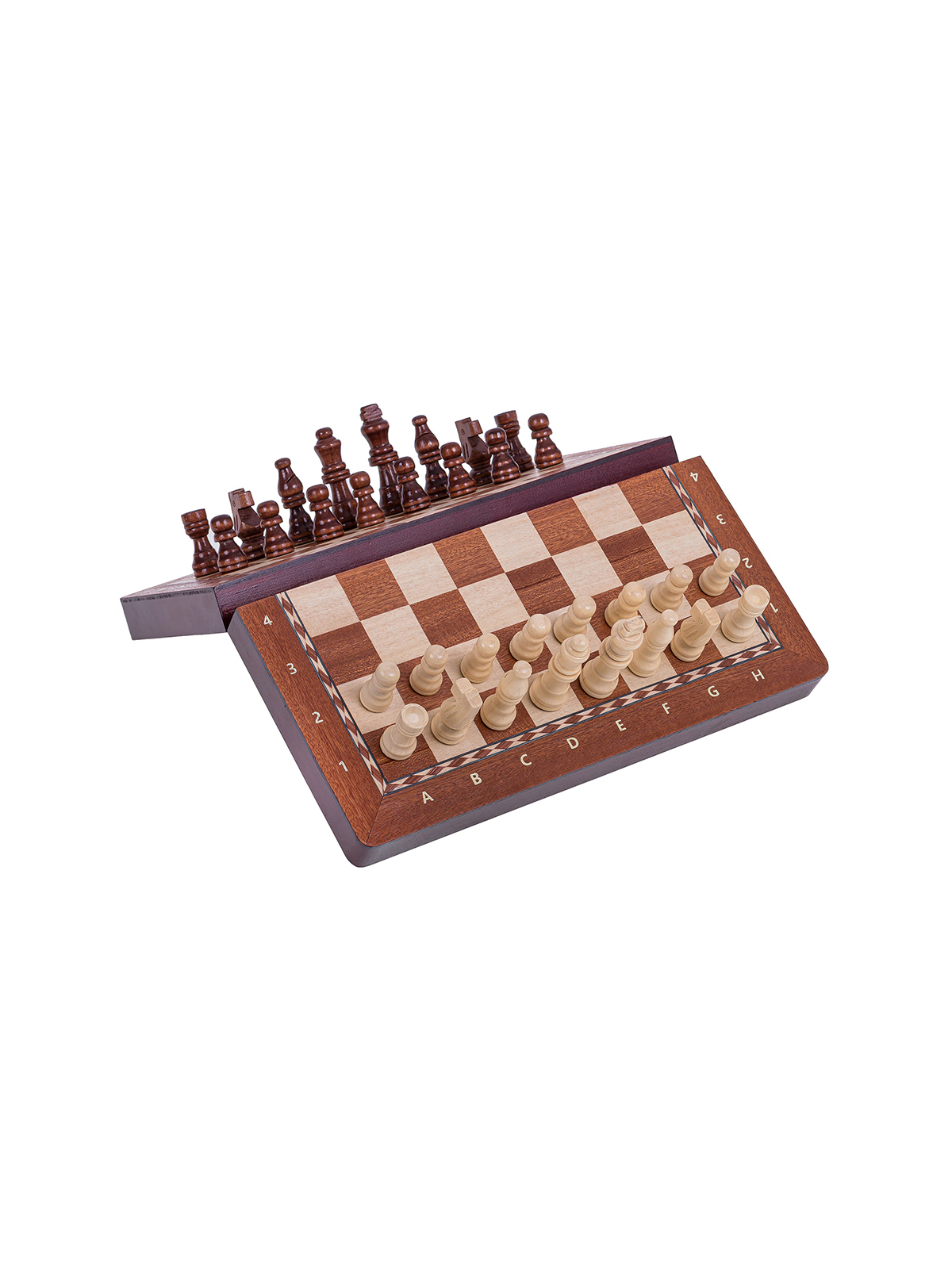 Chess Magnetic 290 - Mahogany - sklep-szachy.pl