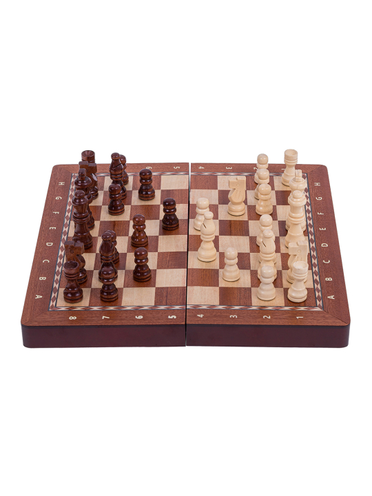 Chess Magnetic 290 - Mahogany - sklep-szachy.pl