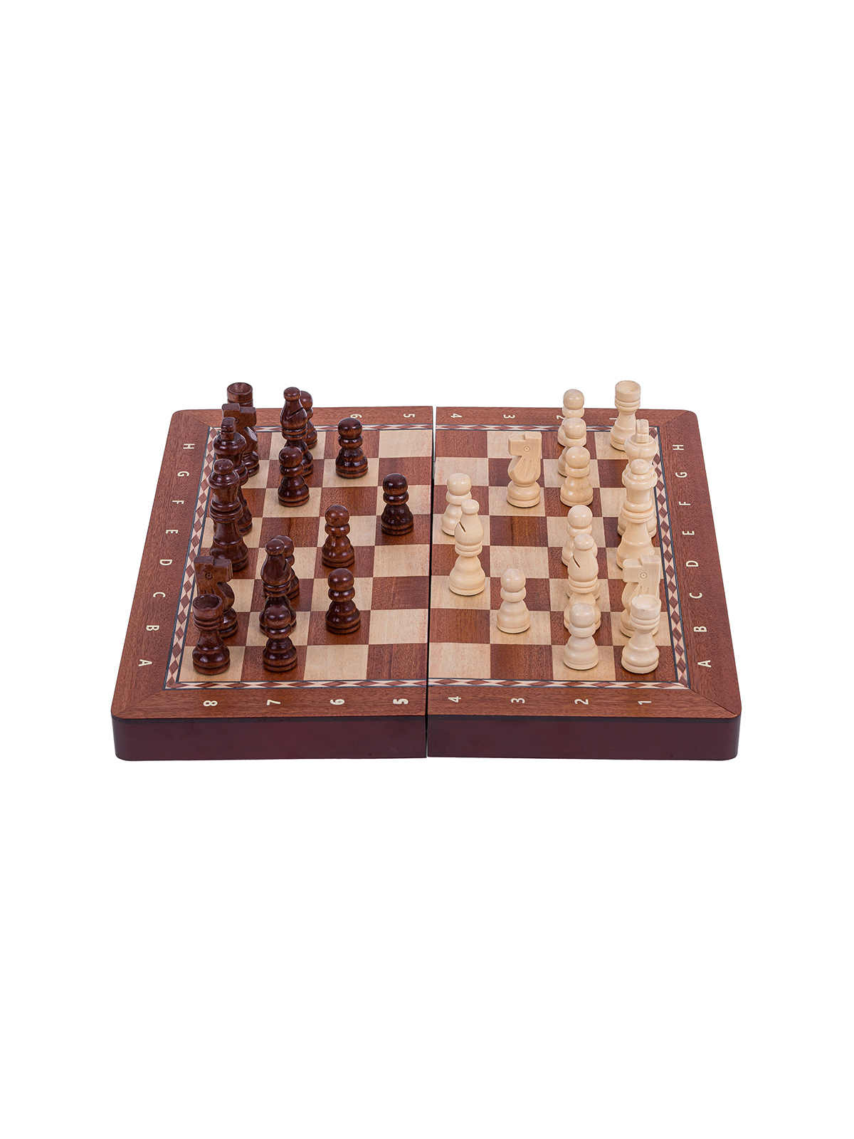 Chess Magnetic 290 - Mahogany - sklep-szachy.pl