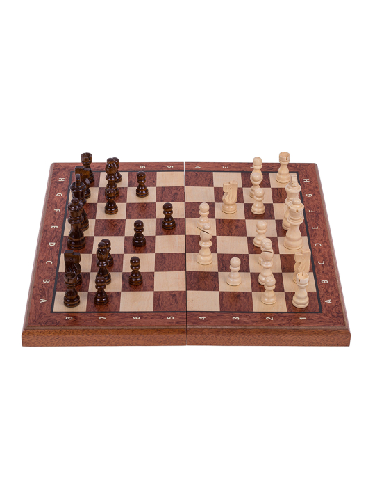 Schach Magnetisch 380 - Mahagoni - sklep-szachy.pl