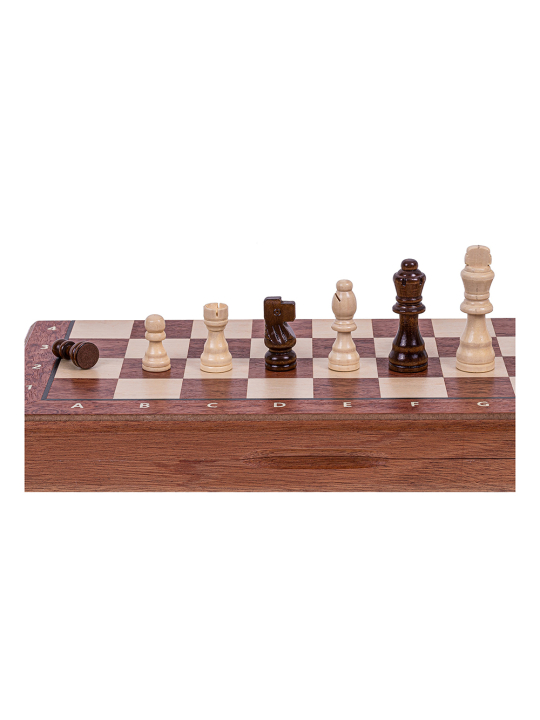 Chess Magnetic - Mahogany 380 - sklep-szachy.pl