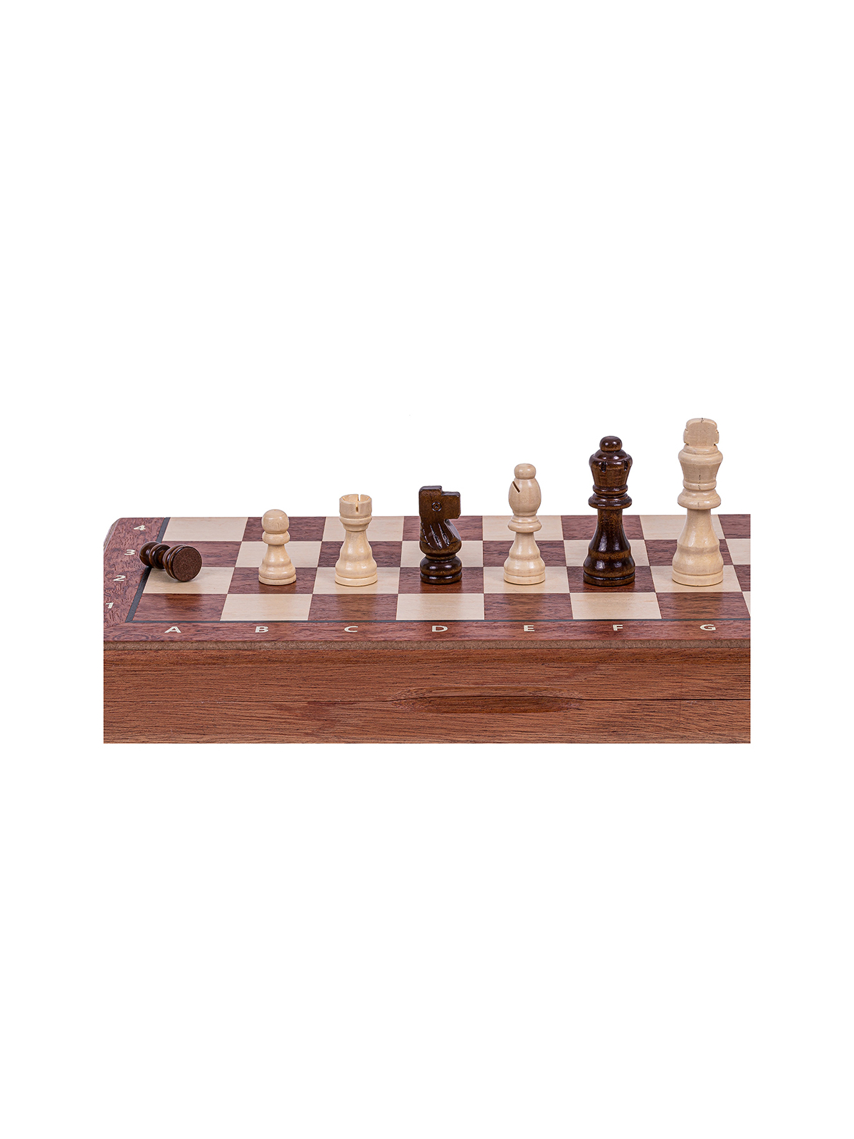 Chess Magnetic - Mahogany 380 - sklep-szachy.pl