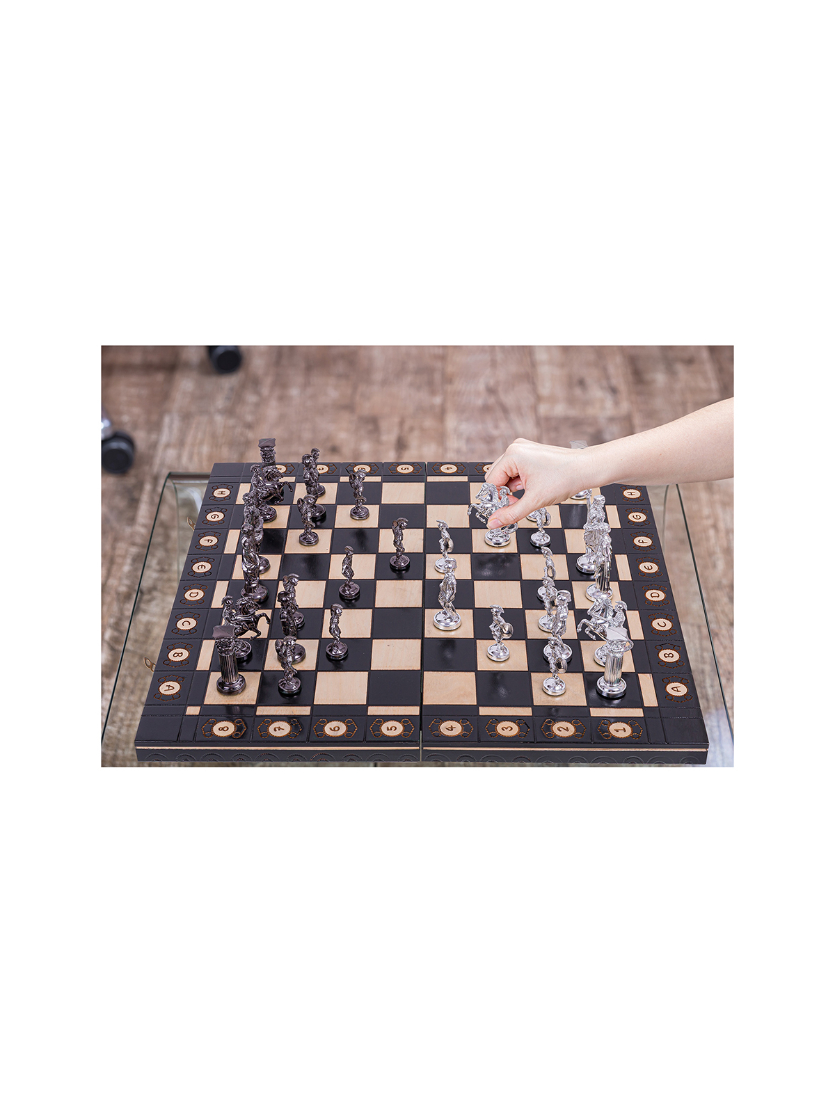Chess Roman - Silver Edition - Online Chess Shop - sklep-szachy.pl