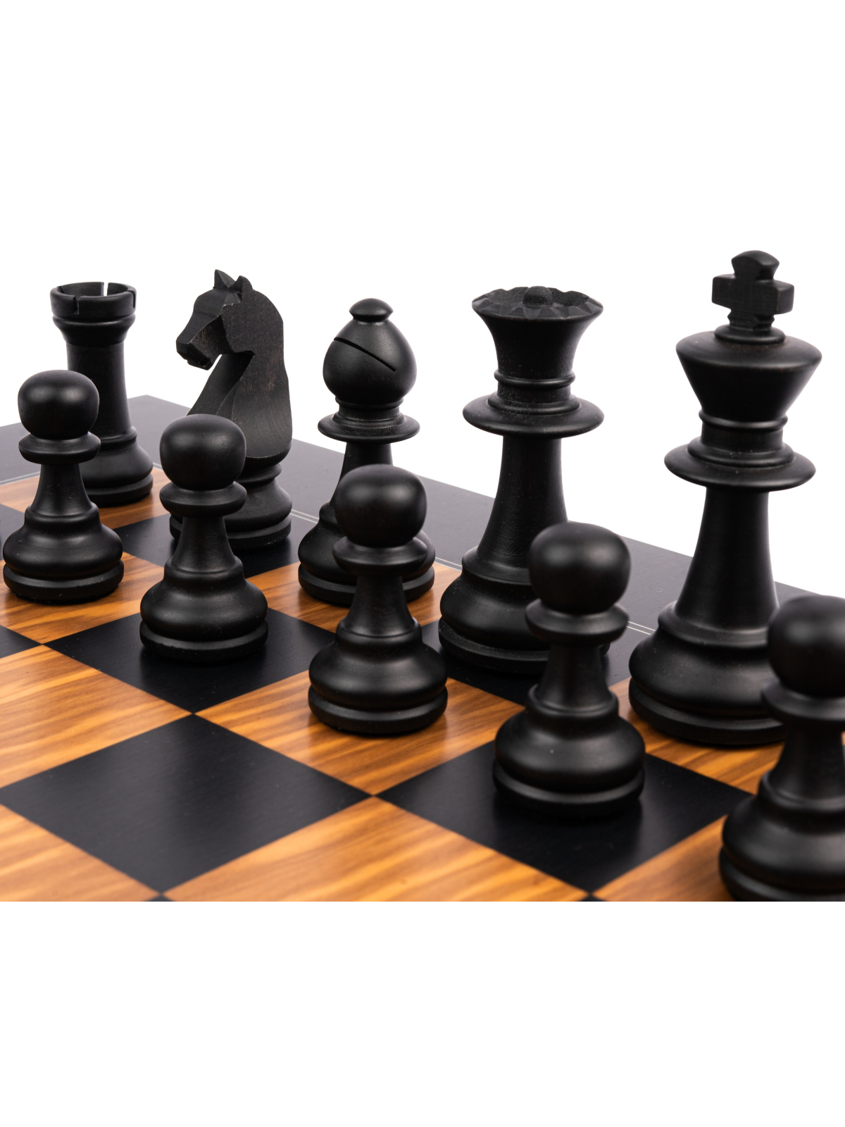 Schwarze Olive Deluxe - Schach Set - Schach Shop  sklep-szachy.pl