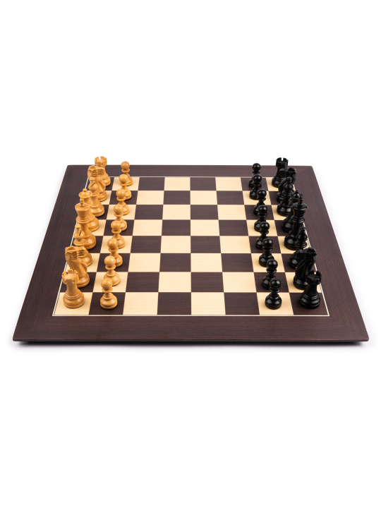 Wenge Barcelona Deluxe - Schach Set - Schach Shop  sklep-szachy.pl