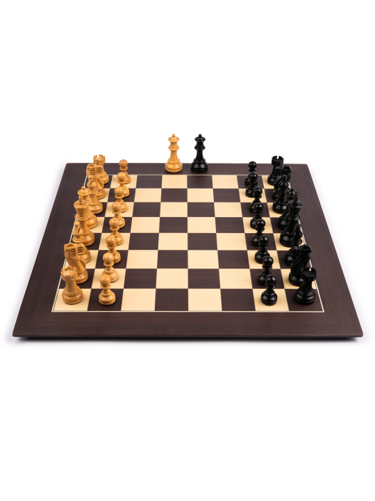 Wenge Barcelona Deluxe - Schach Set - Schach Shop  sklep-szachy.pl