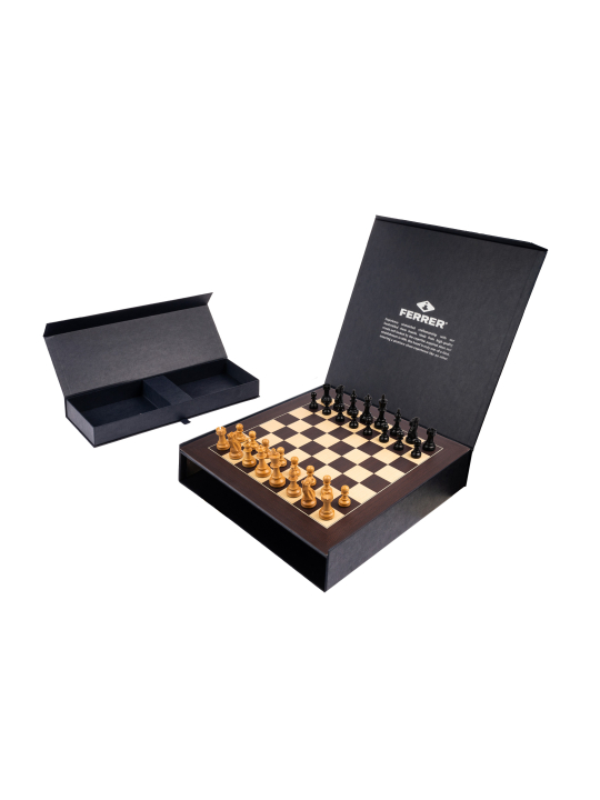 Wenge Barcelona Deluxe - Schach Set - Schach Shop  sklep-szachy.pl
