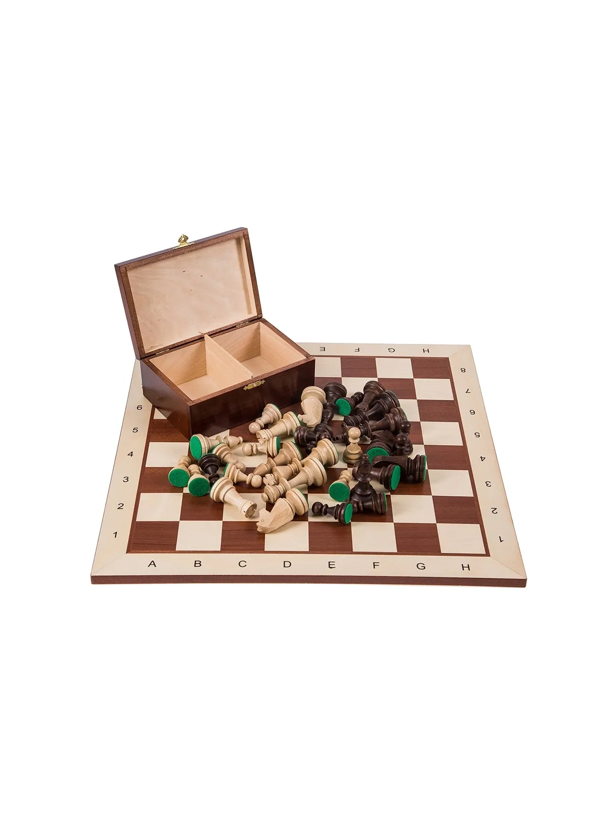 Profi Chess Set No 6 - Mahogany BL