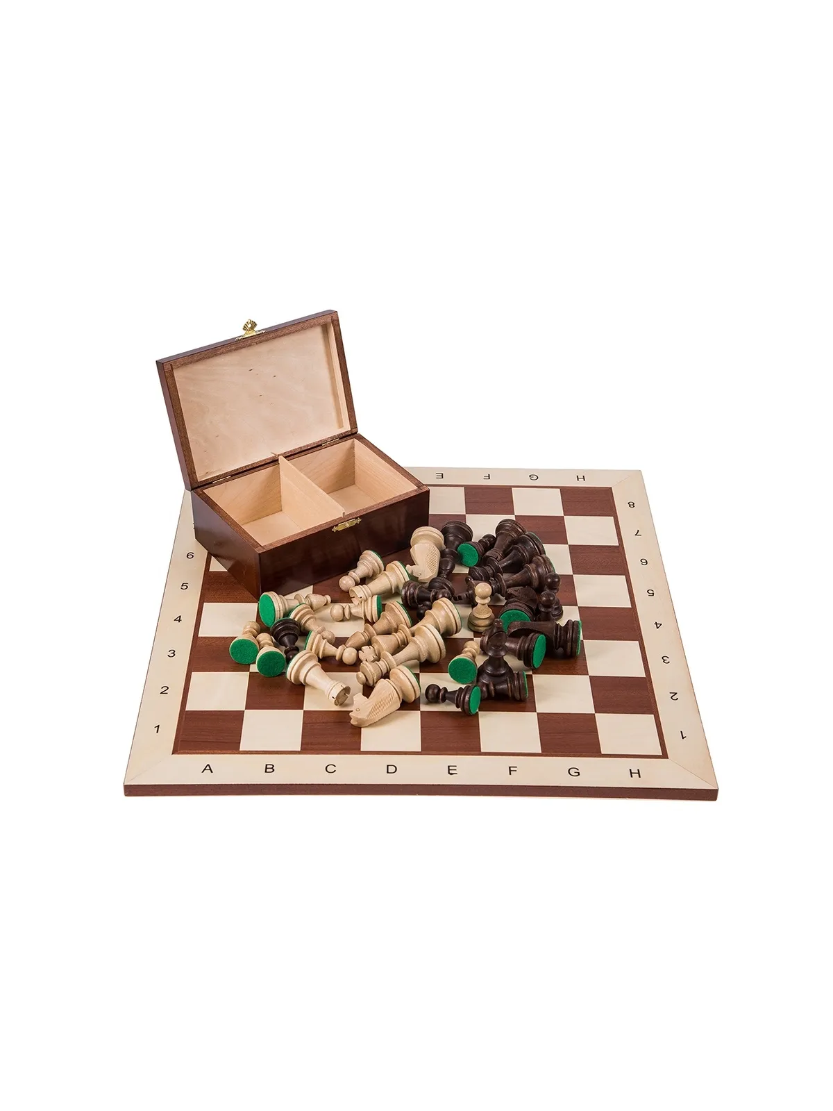 Profi Schach Set Nr 5 - Mahagoni BL