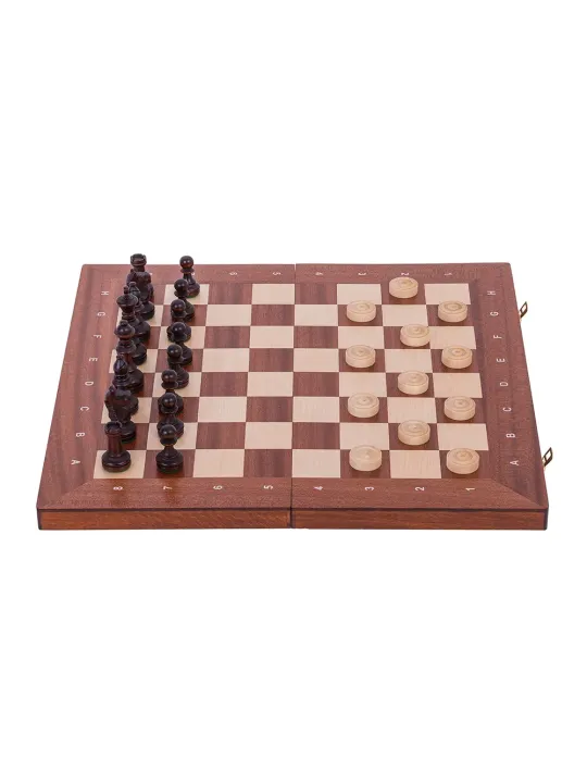 Schach + Dame - XL - Online Schach Shop - sklep-szachy.pl
