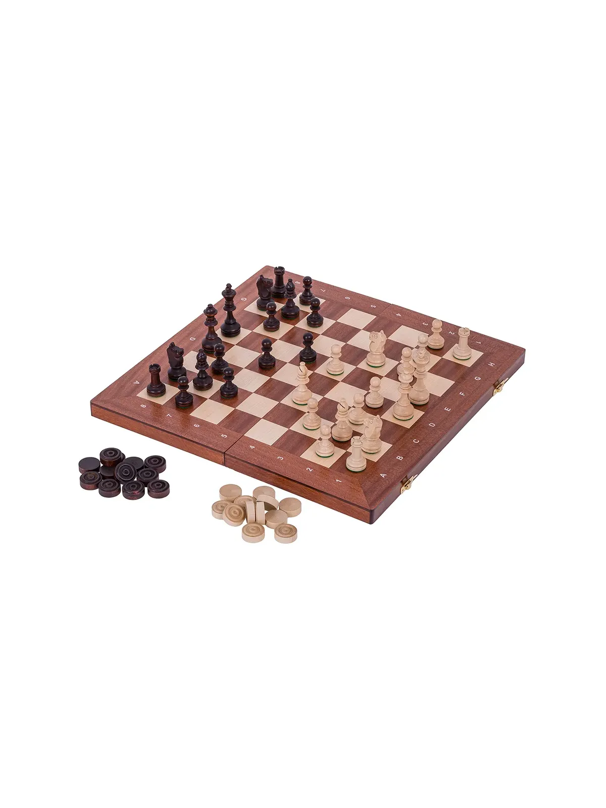 Chess + Checkers - XL - Online Chess Shop -  sklep-szachy.pl