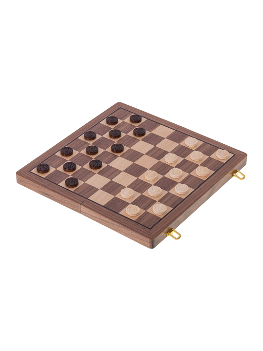 Schach Dame Magnetisch 380 - Nuss - sklep-szachy.pl