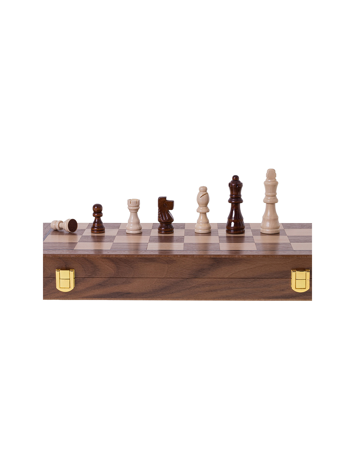 Schach Dame Magnetisch 380 - Nuss - sklep-szachy.pl