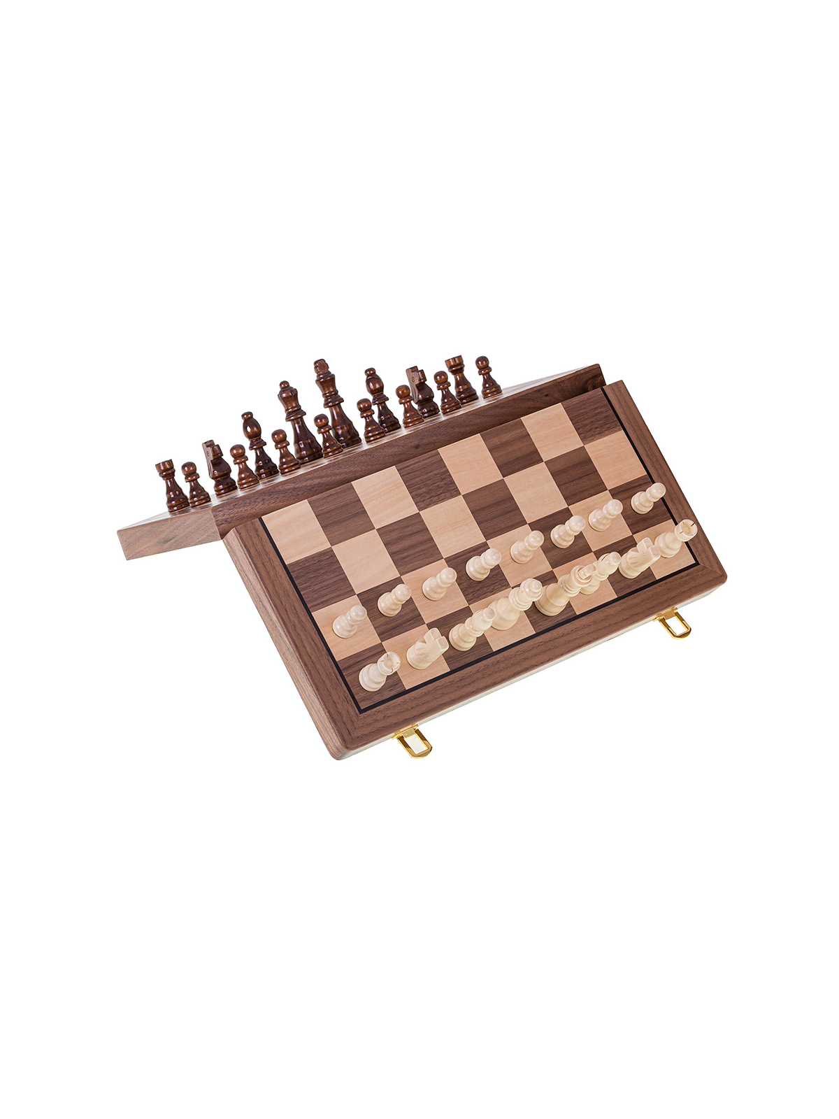 Schach Dame Magnetisch 380 - Nuss - sklep-szachy.pl