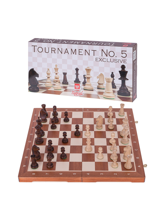 Schachspiel Turnier Nr. 5 - Mahagoni Exlusive - Online Schach Shop - sklep-szachy.pl
