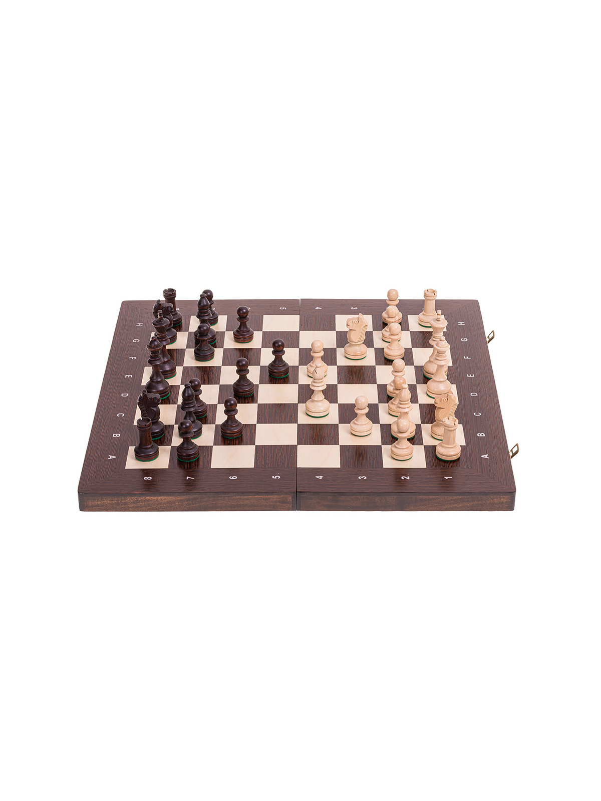 Szachy drewniane Turniejowe nr 4 Wenge AG  - sklep-szachy.pl